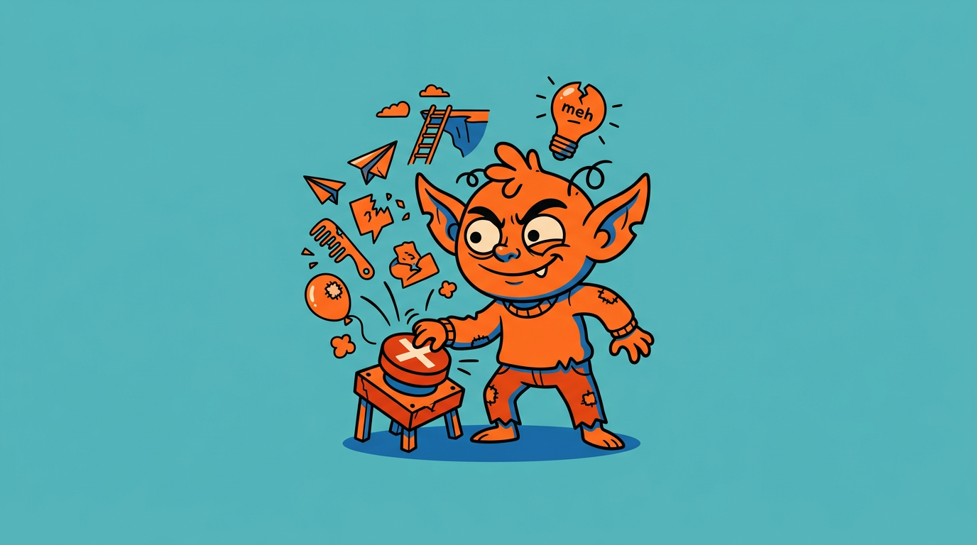 the BAD orange gremlin